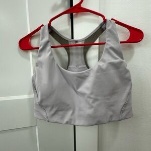 Athleta Light Gray Sports Bra